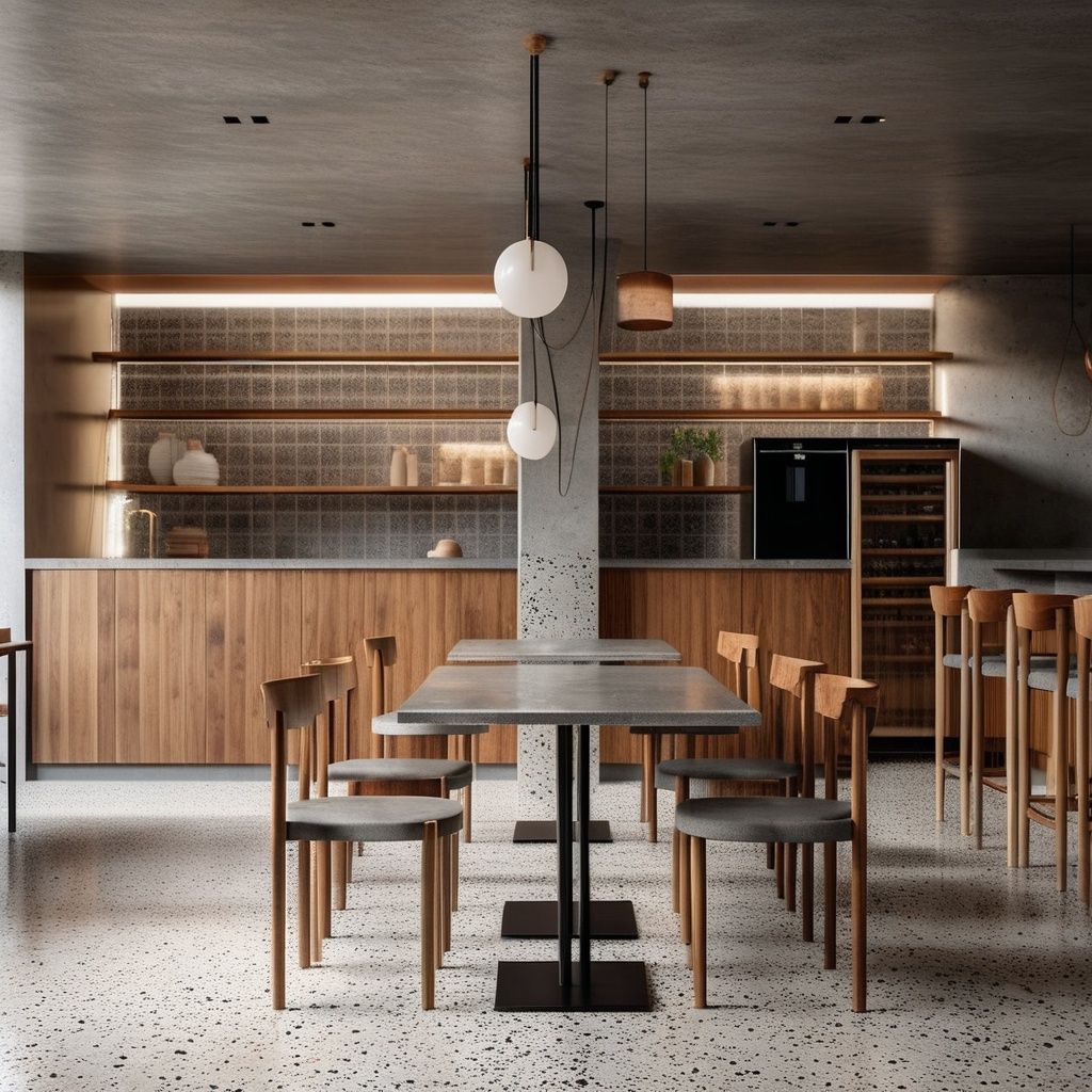 Concrete & Grain — Interior · Café — India | Studio Form + Function