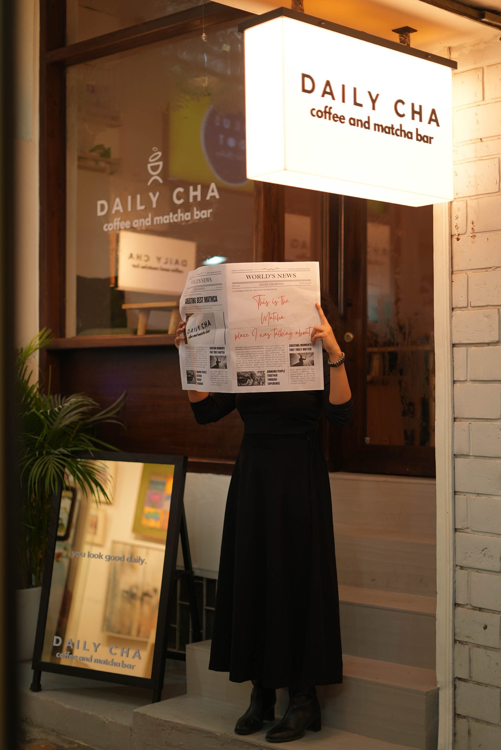 Daily Cha Café — Interior · Café — Hauz Khas Village, New Delhi | Studio Form + Function